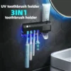 s-l1600-559.webp Sterilizer Toothbrush Holder Clean And No-Drill Wall Toothpaste Dispenser