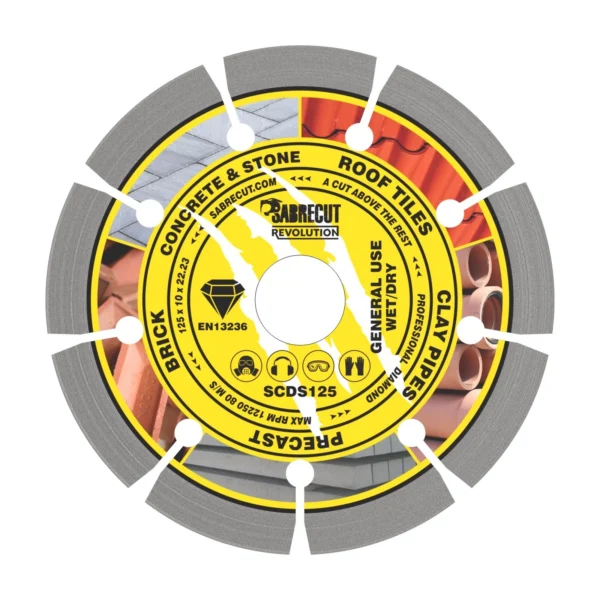 s-l1600-595.webp SabreCut 125mm Professional Diamond Cutting Disc for Bosch Dewalt Makita Grinder