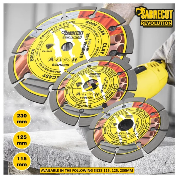 s-l1600-598.webp SabreCut 125mm Professional Diamond Cutting Disc for Bosch Dewalt Makita Grinder
