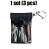 3pcs Mini Screwdriver Keychain Set Portable Pocket Repair Tool Kit-UK