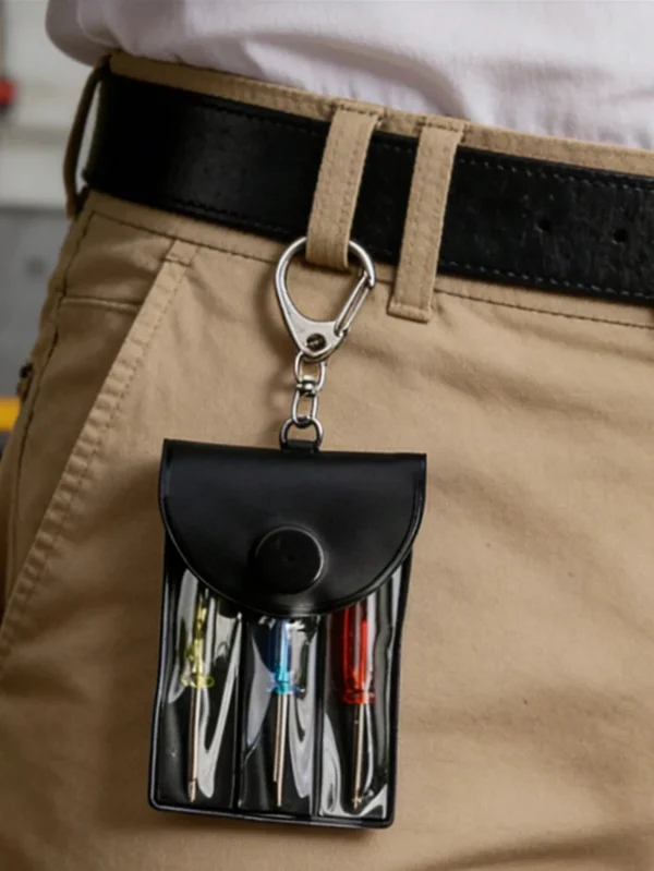 3pcs Mini Screwdriver Keychain Set Portable Pocket Repair Tool Kit-UK