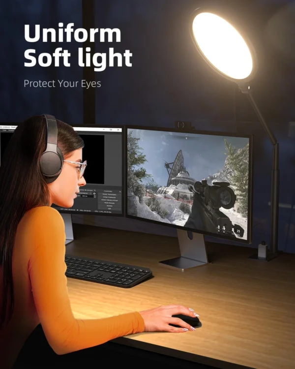 s-l1600-641.webp Weilisi 10.2" Desk Ring Light with Stand, 360° Rotate Desk Lamps for Home Office