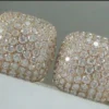 s-l1600-688.webp 3 CT Round Cut Lab Created Diamond Men's Wedding Cufflinks 14K Rose Gold Plated
