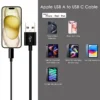 s-l1600-748.webp USB A to Type C Cable Fast Charger Lead 3A For Samsung Mobile Phone