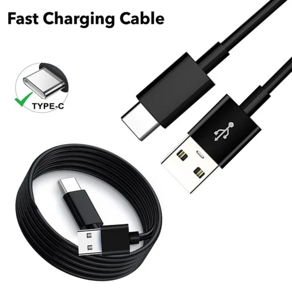 s-l1600-749.webp USB A to Type C Cable Fast Charger Lead 3A For Samsung Mobile Phone