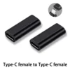 USB-C 3.1 Female to Female Coupler Adapter Connector for Phones Laptop Tablet