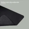 s-l1600-78.webp Black Mouse Pad Mat 28x22cm Non Slip Rubber Base Stitched Edge Gaming Office PC