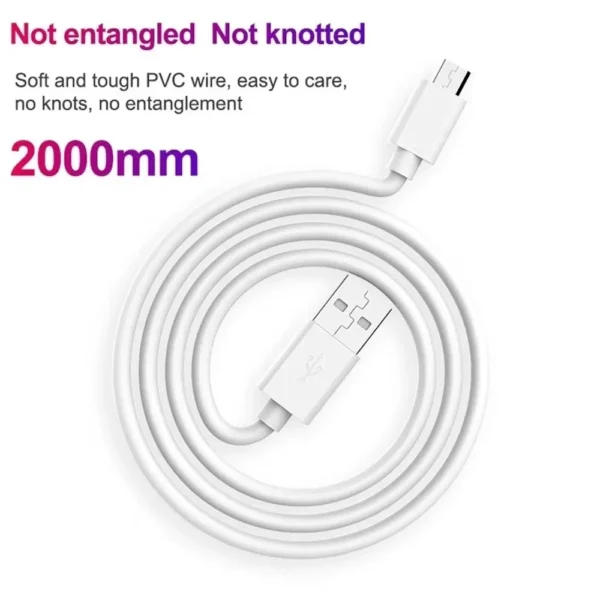 Micro USB Cable 25CM 1M 2M High Speed Data Sync Fast Charger Charging Lead UK