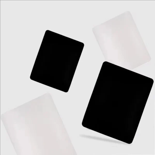 s-l1600-80.webp Black Mouse Pad Mat 28x22cm Non Slip Rubber Base Stitched Edge Gaming Office PC