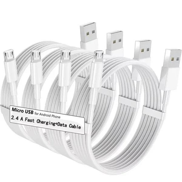 s-l1600-814.webp Micro USB Fast Charging Cable 2.4A V8 Android Data Sync Charger Lead 1m 1.5m 2m