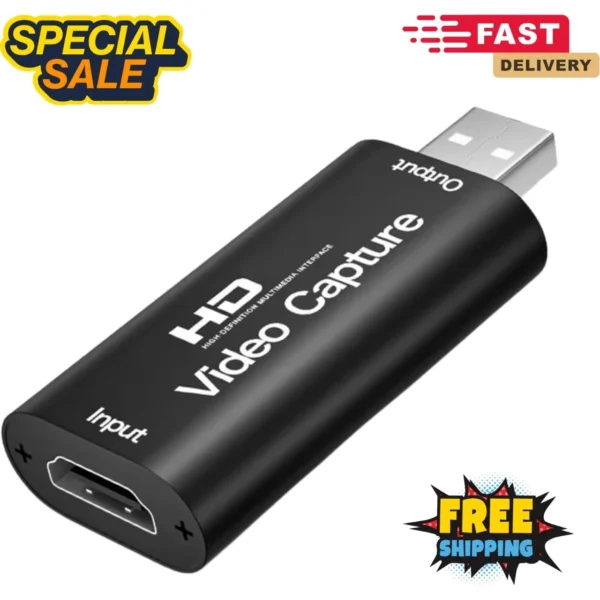 s-l1600-82.webp Video Capture Card HDMI To USB HD Recorder For GameLive Streaming Tiktok