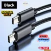 s-l1600-821.webp 60W Type C to Type C Cable USB C Fast Charger Lead For iPhone 17 Pro Max 17 Air