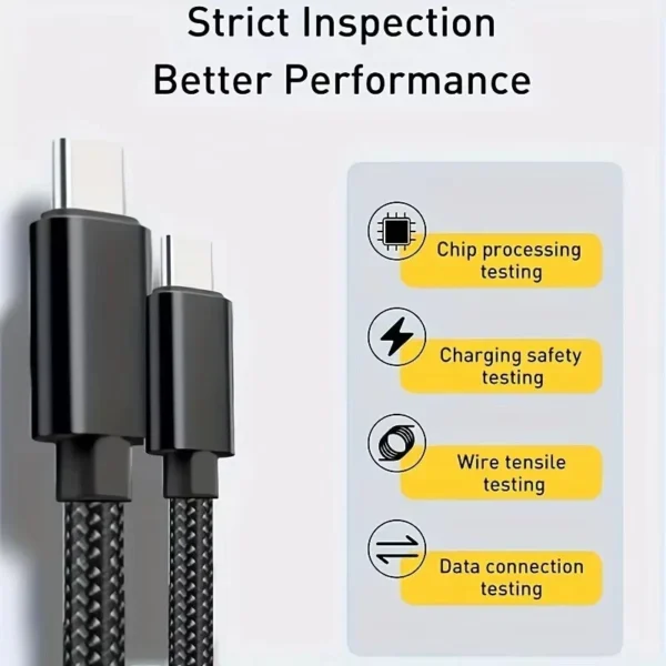 s-l1600-824.webp 60W Type C to Type C Cable USB C Fast Charger Lead For iPhone 17 Pro Max 17 Air