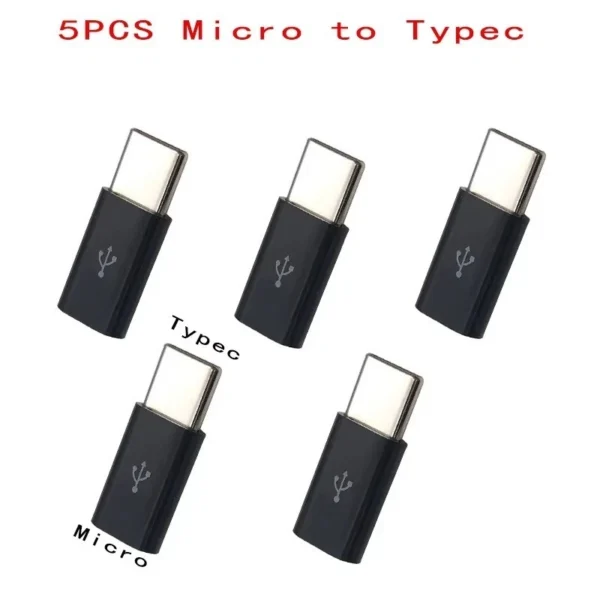 s-l1600-841.webp Micro USB Male to USB-C Female Adapter Converter Type C Charging Data uk