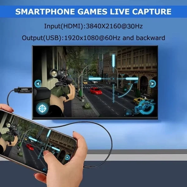 s-l1600-88.webp Video Capture Card HDMI To USB HD Recorder For GameLive Streaming Tiktok