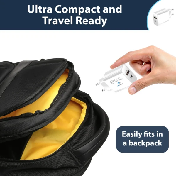 s-l1600-902.webp EU 2 Pin USB + PD Plug Adapter Travel Fast Charger Europe Adaptor iPhone Samsung