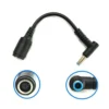7.4mm x 5.0mm to 4.5mm x 3.0mm DC connector Charge Power Cable HP Dell Laptop