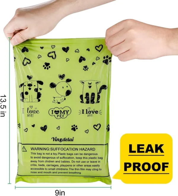 Dog Poop Bags High Quality Large Thick Poo Waste Eco Biodegradable Doggy Pet