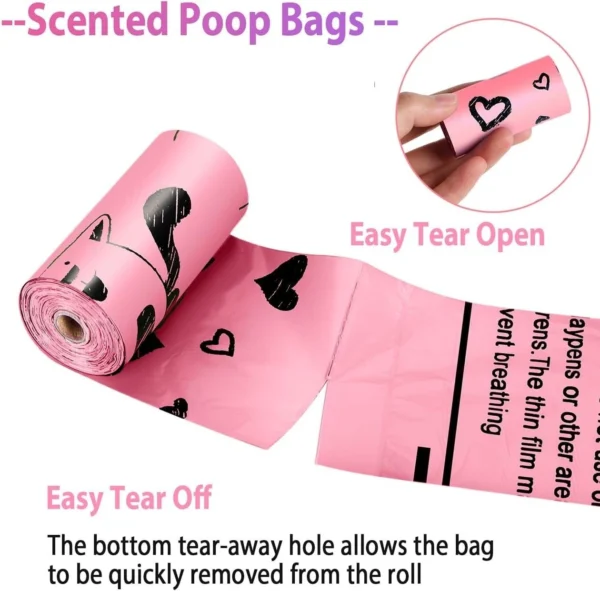 Dog Poop Bags High Quality Large Thick Poo Waste Eco Biodegradable Doggy Pet