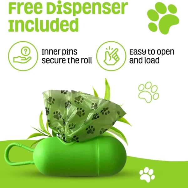 540 Dog Poop Bags Rolls Poo Waste Biodegradable Doggy Large Strong Thick Pet Eco