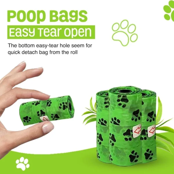 540 Dog Poop Bags Rolls Poo Waste Biodegradable Doggy Large Strong Thick Pet Eco