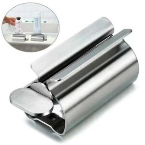 s-l400-103.jpg 1PC Rolling Toothpaste Tube Squeezer Stainless Steel Dispenser Squeeze Holder UK