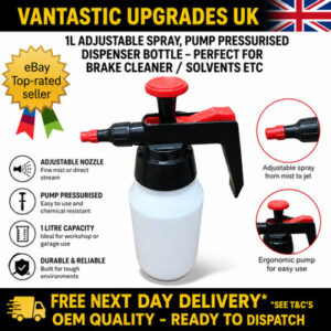 s-l400-11.jpg Brake Cleaner Dispenser Pump Sprayer Viton Seals Premium Solvent Spray Bottle