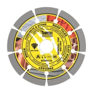 SabreCut 125mm Professional Diamond Cutting Disc for Bosch Dewalt Makita Grinder