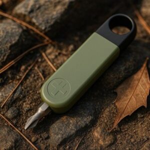 Mini Magnetic Screwdriver with Bit Storage | EDC Pocket Tool