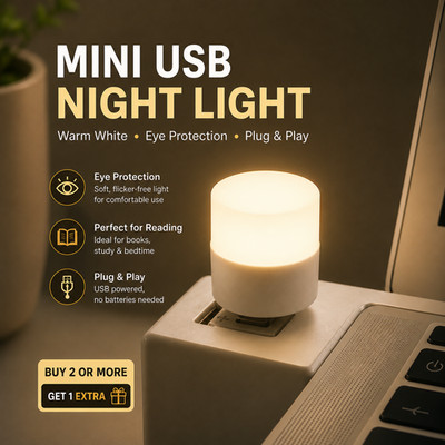 s-l400-119.jpg Mini USB Night Light Warm White LED Reading Lamp Eye Care Book Light Laptop PC