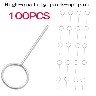 100 x Universal Sim Card Tray Pin Tool Eject Removal Tray Open for Phone Fit uk