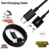 s-l400-136.jpg USB A to Type C Cable Fast Charger Lead 3A For Samsung Mobile Phone
