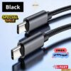 s-l400-149.jpg 60W Type C to Type C Cable USB C Fast Charger Lead For iPhone 17 Pro Max 17 Air