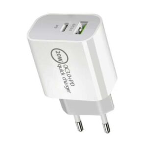 UK to EU or USA 2 Pin USB + PD Plug Adapter Travel Fast Charger Adaptor