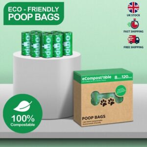 Large Biodegradable Dog Poop Bag Pet Poo Waste Bags High Quality Heavy Duty