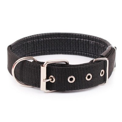 s-l400-182.jpg Solid Nylon Dog Collar Adjustable for Small Medium Large Dogs
