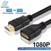 HDMI 4K Cable Male To Female Converter Short Extension Cable Fire TV uk