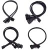 s-l400-25.jpg PWM 1 to 2, 3, 4 extension 12V PC fan Y splitter cable 27cm black-sleeved cable