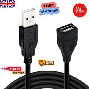 USB 2.0 Extender Extension Cable Cord Type A Male to Female HIGH SPEED