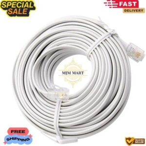 RJ11 to RJ11 Cable ADSL BT SKY Broadband Modem Internet DSL Land Line Lead Lot