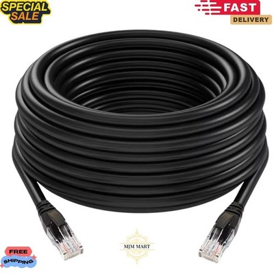 RJ45 Ethernet Patch Lead Cat6e Network LAN Cable Fast Internet 0.5m- 30m Lot
