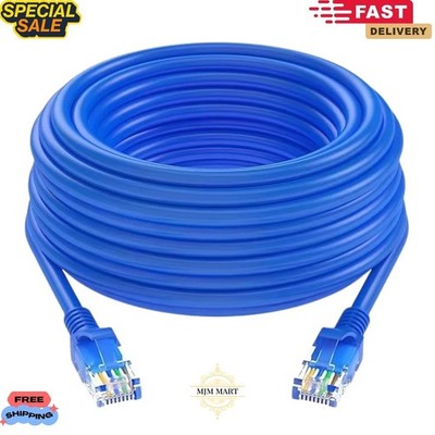 RJ45 Ethernet Patch Lead Cat6e Network LAN Cable Fast Internet 0.5m- 30m Lot