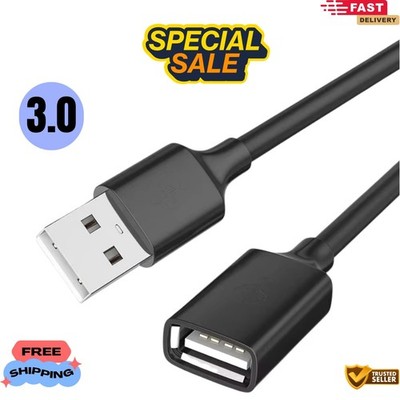 USB 3.0 Extension Cable SuperSpeed Fast Lead Male to Female 0.5 1m 2m 3m to 5m
