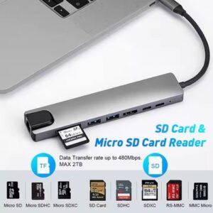 s-l400-44.jpg 8 in 1 Multiport USB-C Hub Type C To USB 3.0 4K HDMI Adapter For Macbook Pro/Air