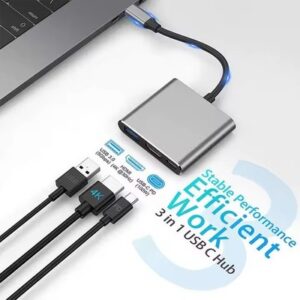 s-l400-45.jpg 3 in 1 Multiport USB-C Hub Type C To USB 3.0 4K HDMI Adapter For Macbook Pro/Air