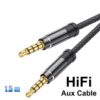 HD HiFi 3.5mm to 3.5mm AUX Audio Cable Male to Male Car Stereo Headphone Lead