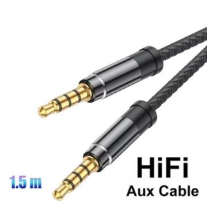 s-l400-56.jpg HD HiFi 3.5mm to 3.5mm AUX Audio Cable Male to Male Car Stereo Headphone Lead