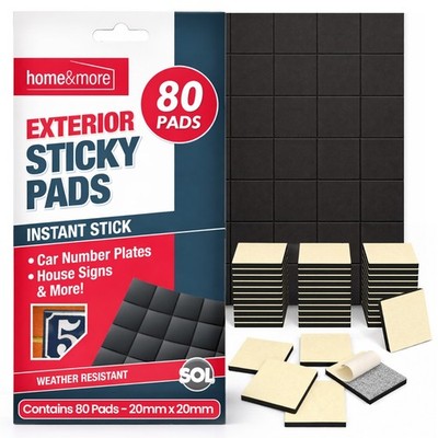 s-l400-78.jpg 80-320 Exterior Sticky Pads | Strong Double Sided Self Adhesive Outdoor Mounting