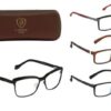 Optical Eyeglasses Designer Spectacles For Prescription Glasses Frames with Case