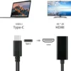 Type C to HDMI Adapter Female HDTV 1080p USB-C USB 3.1 Male 4K Adapter for for